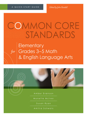 cover image of Common Core Standards for Elementary Grades 3-5 Math & English Language Arts